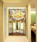 3D Palace Chandelier 49793NA Wallpaper Murals Removable Fay. Fixed Price $211.66.