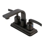 Kingston Brass KB8465EFL 4" Centerset Bathroom Faucet With Push Pop-up, Bronze. Fixed Price $187.48.