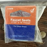 Lot Of 6 Packs Brasscraft SC1874X Replacement Faucet Seats For Union New. Fixed Price $20.12.