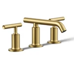 Kohler Purist K-14410-4-2MB Widespread Bathroom Sink Faucet Drain Moderne Brass. Fixed Price $698.00.