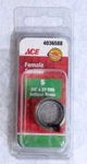 Antique Brass Aerator, Slotless, Chrome-plated, 3/4-IN. X 27 Female Thread. Fixed Price $5.50.
