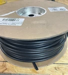 250' Plexco 1063778 Pneumatic Tubing Black 3/8"OD Polyethylene Flame Retardant. Fixed Price $74.99.