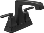 Delta Ashlyn Centerset Faucet Metal Pop-up Matte Black-certified Refurbished. Fixed Price $159.11.
