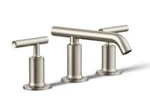 Kohler Purist K-14410-4-BN Widespread Bathroom Sink Faucet Drain Brushed Nickel. Fixed Price $568.10.