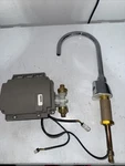 Delta Commercial Gooseneck Basin Faucet Touchless Chrome 1501T3370 Read. Fixed Price $99.99.