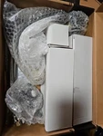 Kingston Brass KC7060BX English Country Widespread Bathroom Faucet, Matte Black. Fixed Price $200.00.