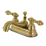Kingston Brass Centerset Bathroom Faucet Brushed 3-HOLE 4" KS3607AL. Fixed Price $75.00.