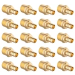 Efield 20 Pcs 1/2" Pex Male Npt Adapters Brass Crimp Fittings, Lead Free. Fixed Price $26.99.