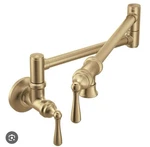 Moen S664BG Traditional 2-HANDLE Swing Arm Brushed Gold. Fixed Price $595.00.