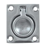 Whitecap Flush Pull Ring 1-1/2" X 1-3/4" Chrome Plated Brass #S-3360C. Fixed Price $15.72.