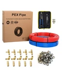 Efield(all ONE)2 Rolls 100FT 1/2 Inch Pex Pipe/tubing, Fitting, Combo Kit. Fixed Price $110.99.
