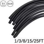 3:1 Heat Shrink Tubing Black Dual Wall Waterproof Glue Wires Wrap (small Sizes). Fixed Price $7.57.