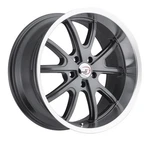 15" Vision American Muscle 143 Torque Gunmetal Machined Lip 15X8 5X4.75 Rim 0MM. Fixed Price $178.34.