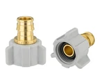 Efield Pcs Pex-a Expansion Brass Fittings 1/2" Female Swivel Adapters, No Lead. Fixed Price $9.99.