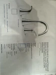 Kohler Simplice Widespread High Arc Faucet Polished Chrome K27390-4N-CP. Fixed Price $125.00.