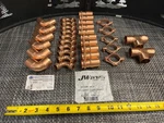 33 Qty! Bulk Lot- Jw Press 50171 3/4" Copper Coupling Epc Cello Elbow -new. Fixed Price $100.00.
