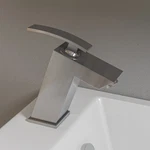 Alfi Brand AB1628 Single Lever Slanted Bathroom Faucet Polished Or Brushed. Fixed Price $159.00.