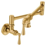 Moen S664BG Brushed Gold Two-handle Kitchen Faucet. Fixed Price $1028.49.