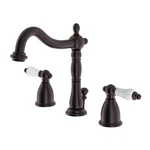 Kingston Brass KB1975PL Heritage Widespread Lavatory Faucet With Porcelain Lever. Fixed Price $266.72.