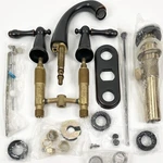 Brushed Bronze Bathroom Lavatory Faucet Two Handle High Arc New Baypointe 633745. Fixed Price $23.98.