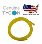5' Genuine Tygon F-4040-A 3/16" Id X 5/16" Od Yellow Fuel Line Usa Made AAG00012. Fixed Price $16.94.