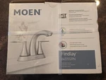 Moen Findlay 84515SRN Centerset Bathroom Faucet Spot Resist Brushed Nickel. Fixed Price $59.85.
