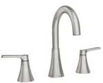 Moen Mikah 84312SRN Two-handle High Arc Bathroom Faucet Brushed Nickel Finish. Fixed Price $114.99.