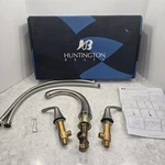 New Open Box Huntington Brass Trend Roman Tub Filler S7320002 Satin Nickel. Fixed Price $134.99.