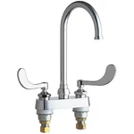 Chicago 895-317GN2FCAB Manual Gooseneck Kitchen/bathroom Faucet, 4". Fixed Price $328.99.