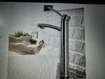 Comllen Modern Commercial Single Handle Brushed Nickel Tall Vessel Sink Bathroom. Fixed Price $25.00.