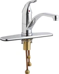 Chicago Faucets 431-ABCP Single Handle Kitchen Polished Chrome. Fixed Price $142.50.