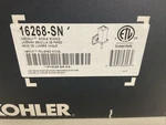 Kohler 16268-SN Margaux Single Light Sconce Vibrant Polished Nickel. Fixed Price $90.00.