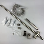Moen 3988EPBN 1-FUNCTION Eco Square Handheld Shower 30" Slide Bar Brushed Nickel. Fixed Price $199.99.