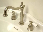 Kingston Brass KB197.PL Heritage 1.2 Gpm Widespread Bathroom - Nickel. Fixed Price $337.97.