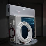 48V Dc Battery Powered Ton Mini Split Air Conditioner 36,000 Btu/h Heat Pump. Fixed Price $3875.00.
