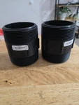 2 Banjo NIP300-4 Polypropylene Pipe Fitting, Nipple, Schedule 80, 3" Npt Males. Fixed Price $20.00.