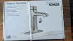 Kohler Rubicon Battery Powered Touchless 1006-655-634 Brushed Nickel. Fixed Price $81.00.