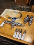 Barclay Wall Mount Clawfoot Tub Filler For Cast Iron. Fixed Price $55.00.