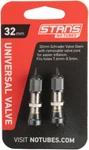 Stan's Notubes Brass Valve Stems - 32MM Universal Schrader Pair. Fixed Price $18.00.