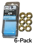 Danco #28 Gerber 5/8 In. X 20 Thread Size Faucet Brass Bibb Seat 30027E 6-PACK. Fixed Price $14.99.