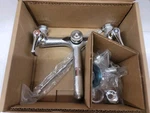 Moen Commercial 2-HANDLE Wall Mount Service Faucet W/ Vacuum Breaker Chrome New. Fixed Price $84.99.