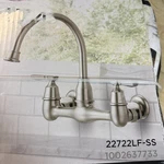 Delta Corin Two Handle Wall Mount Kitchen Faucet 22722LF-SS. Fixed Price $89.00.
