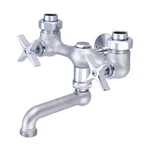 Central Brass 0471-RC Chrome Wall Mounted Two Handle Laundry Faucet. Fixed Price $114.86.