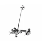 T&s Brass B-0697 Service Sink Faucet, Concealed Mixing Valve, Wall Brace, 3/4". Fixed Price $169.99.