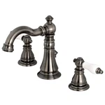 Kingston Brass FSC1974APL American Patriot Widespread Bathroom Faucet, 5-1/8 Inc. Fixed Price $169.99.