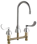 Chicago Faucets 786-E2805-5AB Commercial Grade High Arch Kitchen Chrome. Fixed Price $529.73.
