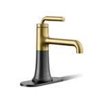 Kohler Tone .5 Gpm Bathroom Faucet K-27415-4N-BMB Matte Black/moderne Brass. Fixed Price $242.95.