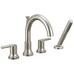 Delta Trinsic T4759-SS Roman Tub With Hand Shower Trim Stainless Slight Wear. Fixed Price $511.20.