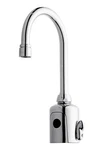 Chicago Faucets 116.223.AB.1 Rigid Gooseneck Bathroom Faucet, Chrome Plated. Fixed Price $250.00.