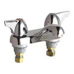 Chicago 802-VE64-1000AB Manual Low Arc Bathroom Faucet, 8" Mount,. Fixed Price $196.99.